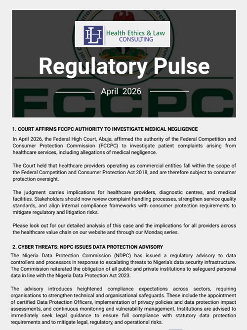 Regulatory Pulse Newsletter-April 2026