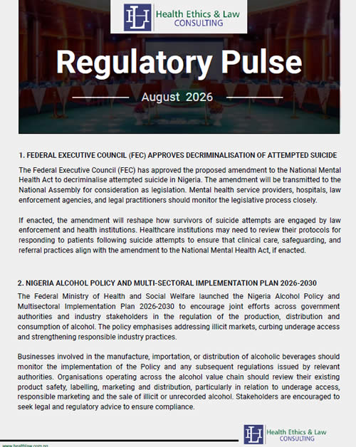 Regulatory Pulse Newsletter – August 2026