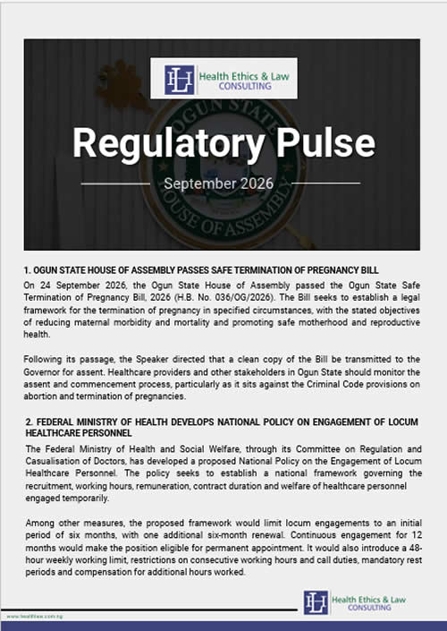 Regulatory Pulse Newsletter – September 2026